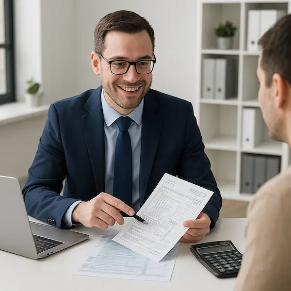 Preparador de impuestos cubano ofreciendo servicios de taxes en USA