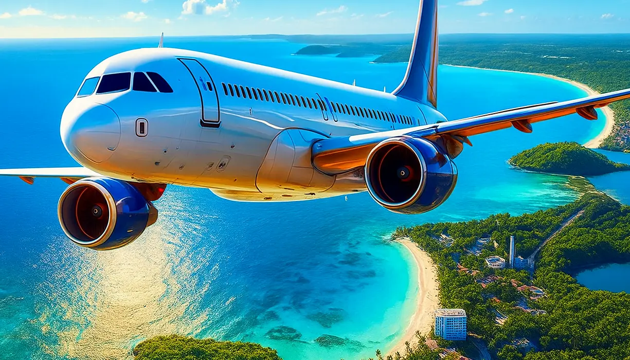 Emigrar desde el Caribe: avión rumbo a Estados Unidos, símbolo del viaje migrante