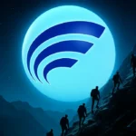 Cubanos subiendo juntos hacia la meta, símbolo de esfuerzo y unión para ganar dinero y alcanzar el éxito.