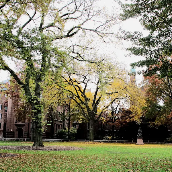 Campus de la Universidad de Yale en New Haven, Connecticut.
