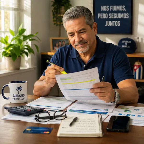 Persona revisando cuidadosamente su reporte de crédito para detectar errores que puedan afectar su credit score.